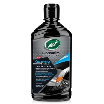 Imagen de TURTLEWAX Hybrid Solutions Graphene Acrylic, Trim Restorer 53869 Producto para lustrar material plástico brillante 296ml Botella