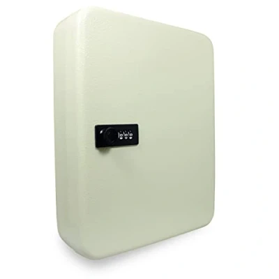 Imagen de Safe 3988 Caja de Llaves con código numérico Exterior 3 dígitos 45 Ganchos Incluye Taco para Colgar Dimensiones 300x 245x 70 mm