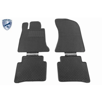 Imagen de VAICO V30 3782 Juego de alfombrillas suelo Caucho delante y detrás 4 negro Adaptado MERCEDES BENZ: Clase E T modell, Berlina