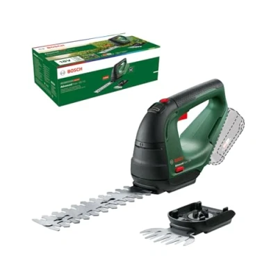 Imagen de Bosch Home and Garden 0600857001 AdvancedShear 18V 10, Sistema de 18V, cortan hasta 85 m² por Ciclo batería, con Cuchillas cortacésped y Cortasetos, en Caja