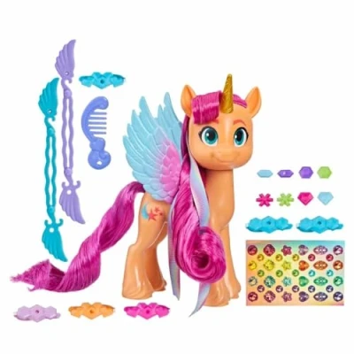 Imagen de My Little Pony: Deja tu Huella Sunny Starscout Peinados con Estilo Poni de 15 cm Accesorios para el Pelo