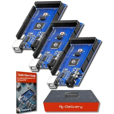 Imagen de AZDelivery 3 x AZ MEGA2560 Board con E Book Incluido!