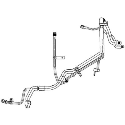Imagen de MAHLE ORIGINAL AP 135 000P Tubería de baja/alta presión, aire acondicionado