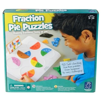 Imagen de Learning Resources Puzles de fracciones Fraction Pie, Color (EI 8445) , color/modelo surtido