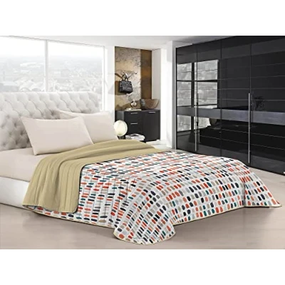 Imagen de Italian Bed Linen Fantasy Edredón de Verano, Microfibra, Multicolor (Bosquejo), 220x270 cm