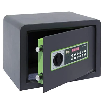 Imagen de Arregui 240120 codigo, facil de Usar Seguridad movil, Apertura con Teclado Caja Fuerte Electronica para casa 25 x 35 cm 16 L, Gris, 25x35x25 16L