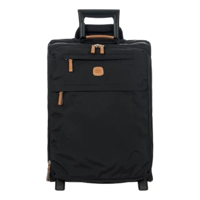Imagen de Bric&#039;s Maleta Trolley Expandible de Cabina Colección X Bag, Mano con 2 Ruedas Dobles, Duradera y Ligera, Dimensiones 39x55x20/23 cm, Negro