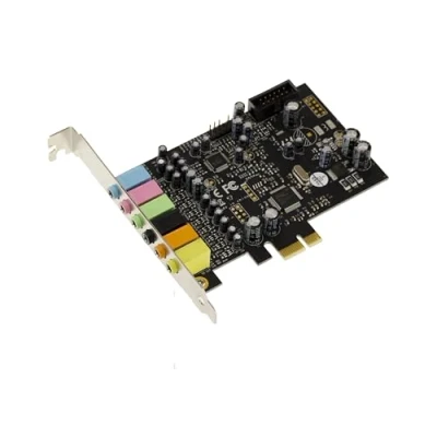 Imagen de KALEA INFORMATIQUE Tarjeta controladora de Sonido PCIe (PCI Express) 7.1 Canales con chipsets CMedia Oxygen CM8828 y CM9882A.