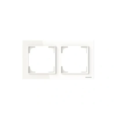 Imagen de Marco 2 elementos Serie Alba de Niessen Cristal Blanco