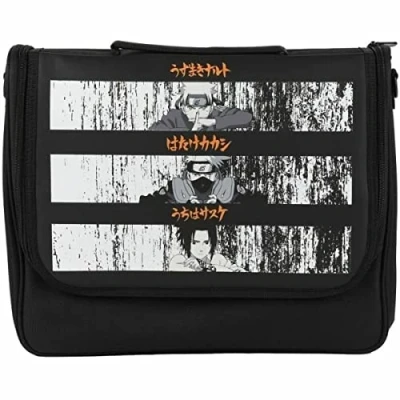 Imagen de Konix Naruto Shippuden Bolso de Mensajero para protección y Transporte Nintendo Switch, Switch Lite OLED Diseño Naruto, Sasuke Kakashi