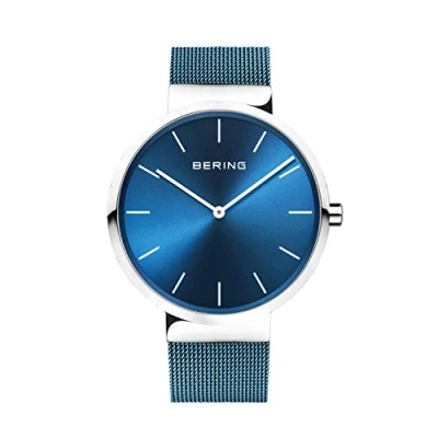 Imagen de BERING Reloj Analógico Classic Collection para Unisex de Cuarzo con Correa en Acero Inoxidable &amp; Cristal Zafiro 16540 308