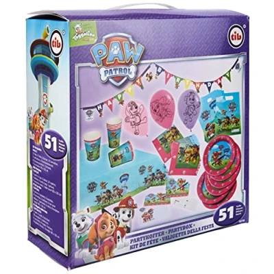 Imagen de Tib Heyne Paw Patrol Maletín de fiesta la Patru, sólido, Color rosa, talla única (tib_19719)