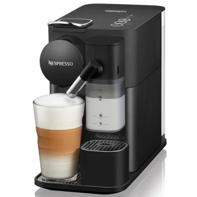 Imagen de Cafetera de cápsulas Nespresso® De&#039;Longhi Lattissima One EN510.B, Sistema Thermoblock, 1450W, 19bar, 1 l, depósito leche, Apagado automático, Negro