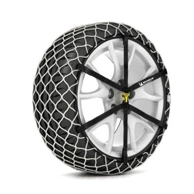 Imagen de Michelin Easy Grip Limited 008330 Cadenas para nieve con tensor de cadena instrucciones montaje, bolsa almacenamiento Acero