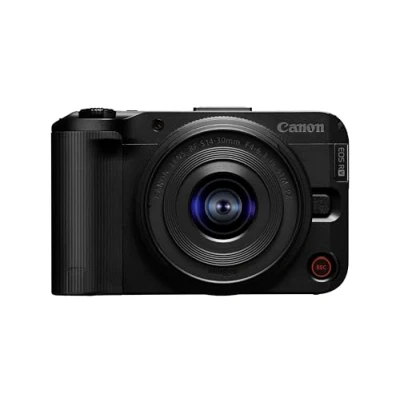 Imagen de Canon EOS R50 V + RF S 14 30mm F4 6.3 IS STM PZ Cámara para Vlogging Compatible con Objetivos Ideal Vlogs y Viajes Conexión Bluetooth