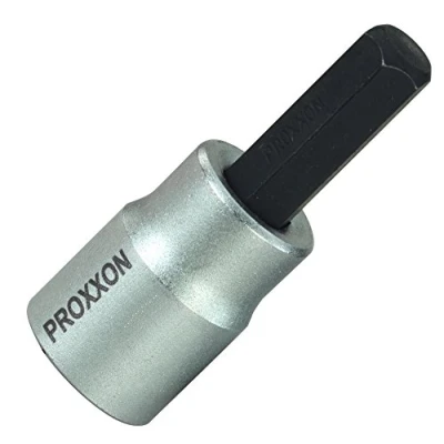 Imagen de PROXXON 23 578 Vaso y Punta Hexagonales de 3,8,Longitud Total 50mm, multicolor, hx 6 mm