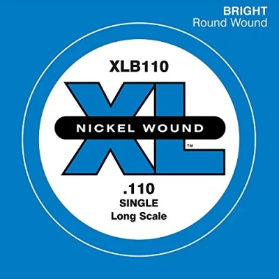 Imagen de D&#039;Addario .110 Long Scale Nickel Wound Single String for Bass Guitar