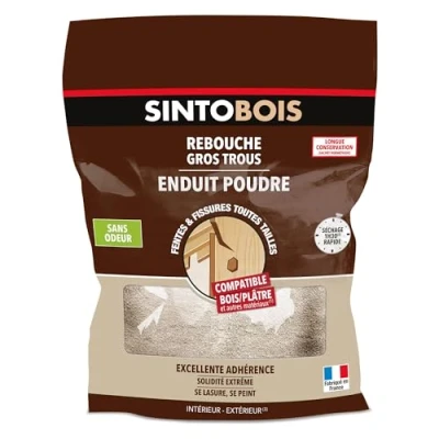 Imagen de SINTO Recubierto en polvo con agujeros grandes Tamaño de 1 kg Ideal para colocar madera excelente adherencia, resistencia extrema puede barnizarse y pintarse