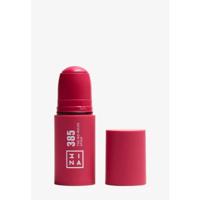 Imagen de 3INA MAKEUP The No Rules Stick 385 Burdeos Colorete en Crema con Ácido Hialurónico Barra 3 1 Mejillas Labios y Ojos Acabado Natural Vegan Cruelty Free