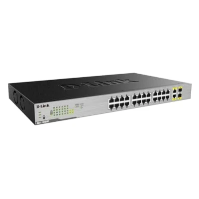 Imagen de D Link DGS 1026MP Switch 24XGB PoE+ 2XSFP