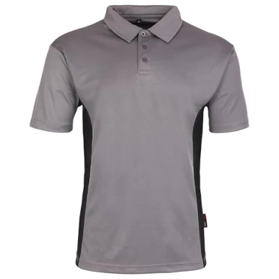 Imagen de TuffStuff polo Elite Ligero Transpirable Secado rápido Absorbe la humedad Camisas de trabajo para hombre 170 g/m² hombre, gris, L