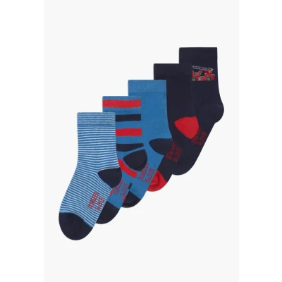 Imagen de Schiesser Jungs 5 PACK Calcetines multicoloured para niños, Talla: 23 26, Multi/coloured