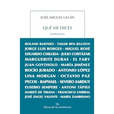 Imagen de Qué me dices: Entrevistas: 37 (PARALAJES)