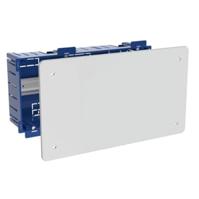 Imagen de caja conexion empotrar en tabique hueco BLUE 300x150x75mm con carril DinSOLERA 5530GWD