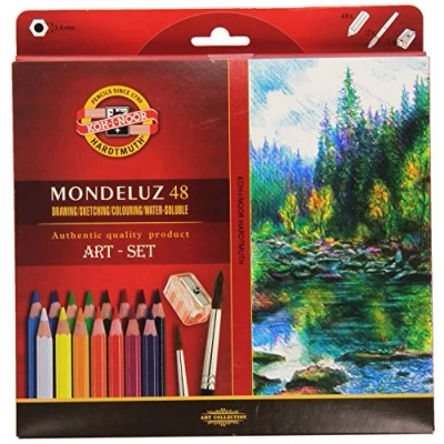 Imagen de KOH I NOOR 3713 Lápices Mondeluz acuarela de colores Surtido Color (juego 48)