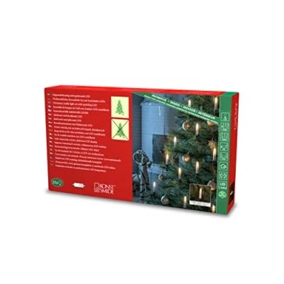 Imagen de Konstsmide Christmas Cadena de luces LED Topbirnen IP20 ámbar 25