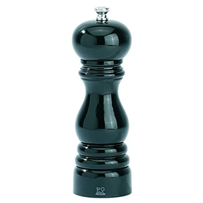 Imagen de Cilio Paris 18 cm Molinillo de Sal, Madera, Schwarz Lackiert