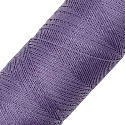 Imagen de Linhasita Bobina hilo encerado 100gr / 360 metros 0,5 mm de grosor poliester macrame 30 colores (Lila)