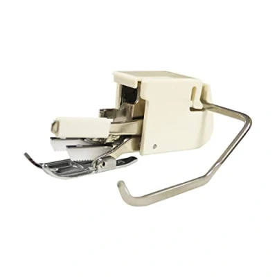 Imagen de Alfa Prensatelas de doble arrastre para materiales extra gruesos, enmangue bajo, accesorio máquina coser, acero inoxidable y plástico