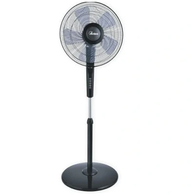 Imagen de ARDESAR5S41PBT Ventilador de Pedestal con Telemando, Temporiz. y Mandos Táctiles Silencioso Potente 5 Aspas 40cm Oscilatorio Altura e Inclinación Regulable Pie Ardes 3Velocidades