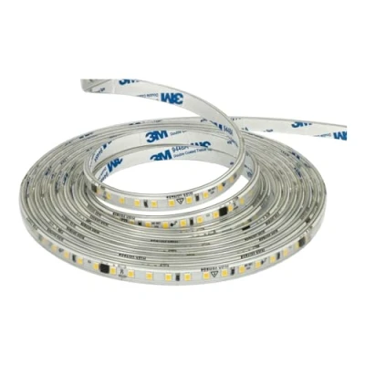 Imagen de Jandei Tira Led Autorrectificada SMD2835 220V 15W/m, 600 LEDs, Cortable y Adhesiva. IP65 Apta para Iluminación Decoración de Exteriores Ancho PCB 9,5mm, Bobina 5 metros (Luz Natural 4200k)