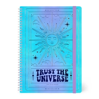 Imagen de Legami Cuaderno de rayas con espiral, formato A4, papel FSC certificado, Espiral Notebook, Edición especial, contiene 1 hoja pegatinas, 160 páginas, cierre elástico, 21 x 29 cm, Tarot
