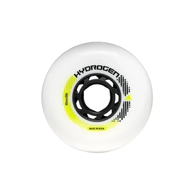 Imagen de Rollerblade Hydrogen 80/85a (8pcs) Ruedas, Adultos Unisex, Color Blanco, 8 x 80mm/85A
