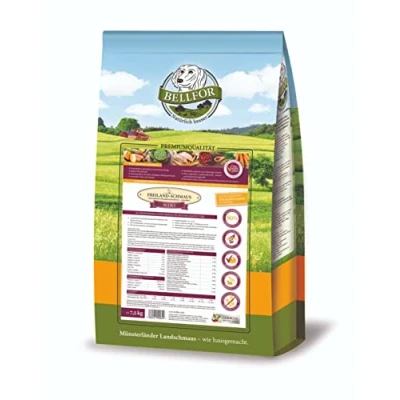 Imagen de Bellfor Freiland Schmaus Mini Comida Seca sin Cereales con Pollo para Razas de Perros pequeños 7,5 kg Ideal hasta 9