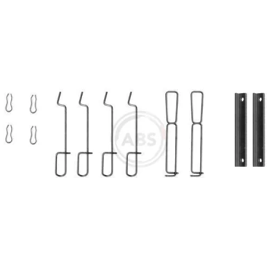 Imagen de A.B.S. 1265Q Kit de accesorios, pastillas frenos RENAULT: TWINGO 1