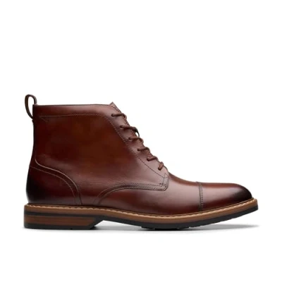Imagen de Clarks Originals Aldwin CAP Botines con cordones, Hombre, Talla: 40, Braun Zapatos