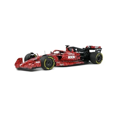Imagen de SOLIDO 1:18 Alfa Romeo F1 Team X Boogie Art Car Black 2023