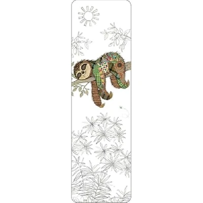 Imagen de Marca páginas animales diseño perezoso estilizado Tamaño: 17 x 5 cm