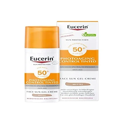 Imagen de Eucerin Sun Photoaging Control Tinted Gel Creme Spf50+ Medium 50 Ml