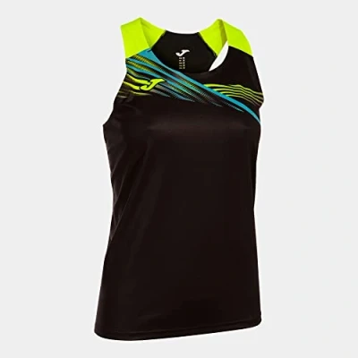Imagen de Joma Camiseta Tirantes Elite x Negro Amarillo Fluor