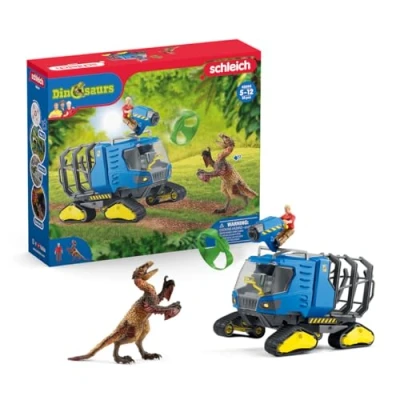 Imagen de Schleich 42604 Vehículo oruga, a partir de 5 años, DINOSAURS playset, piezas