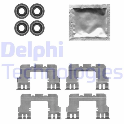 Imagen de DELPHI LX0617 Kit de accesorios, pastillas frenos CHRYSLER: 300C Berlina, Touring