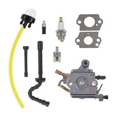 Imagen de JRL Carburador para motosierra Stihl MS192 MS192T MS192TC manguera de combustible Zama C1Q S258