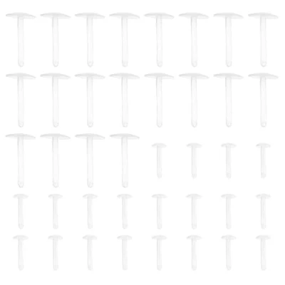 Imagen de ECSiNG 40 piezas de topes cebo carne plástico transparente, accesorios aparejos pesca carpa, para gruesa, carpa cautelosa