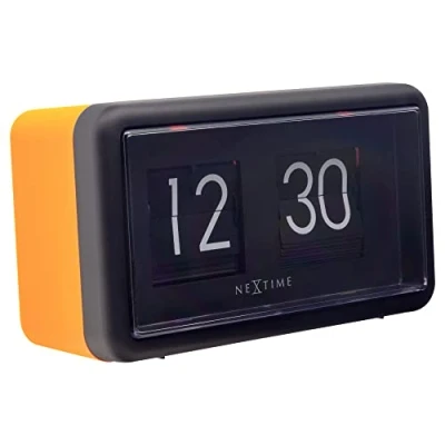 Imagen de NeXtime 5228OR Flip Digital Reloj de Mesa, Naranja, 18 x 10 7 cm