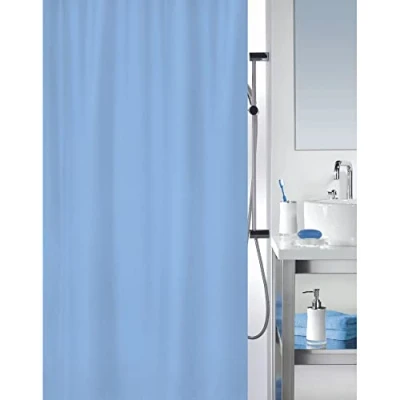 Imagen de MSV Cortina DE Ducha Polyester 120X200CM Azul Cielo